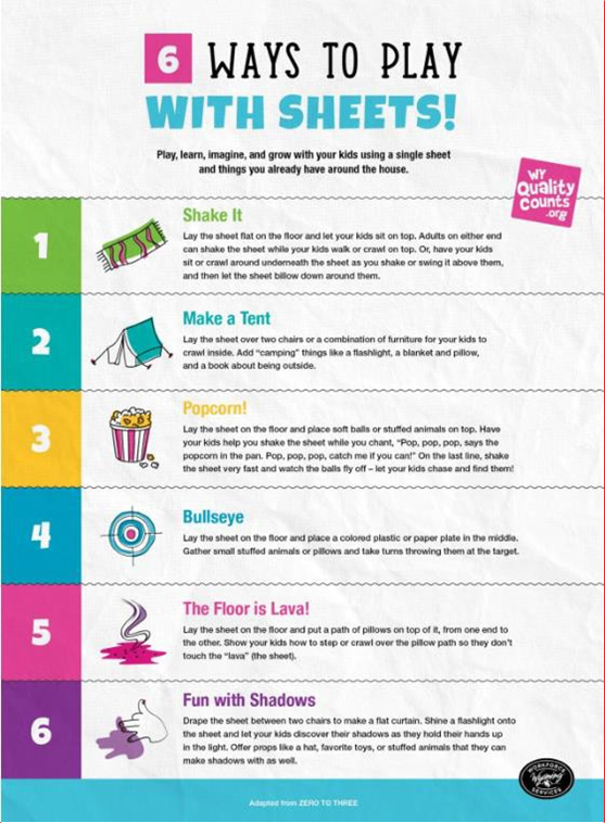 6 Ways to Play – With Sheets!