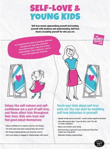 self-love and young kids