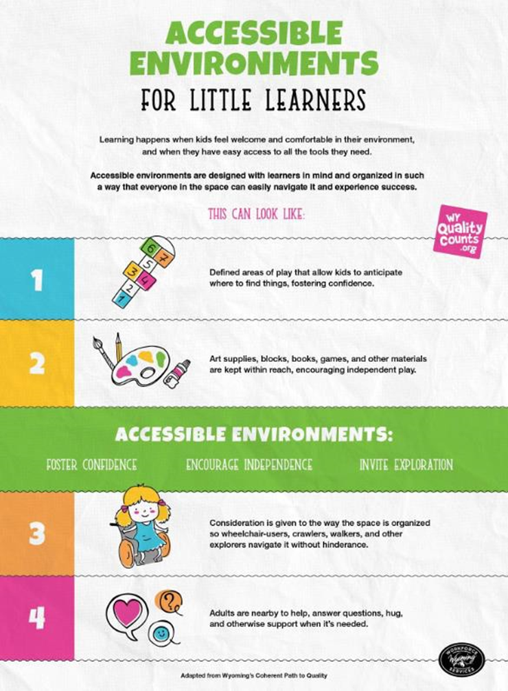Accessible Environments for Little Learners