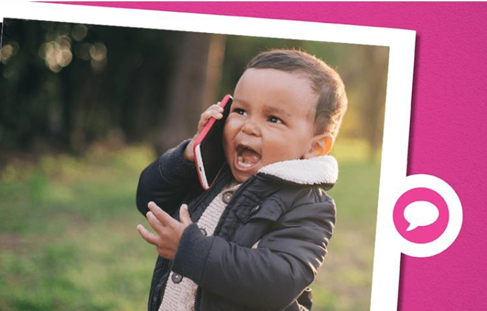 boy talking to someone on a smartphone